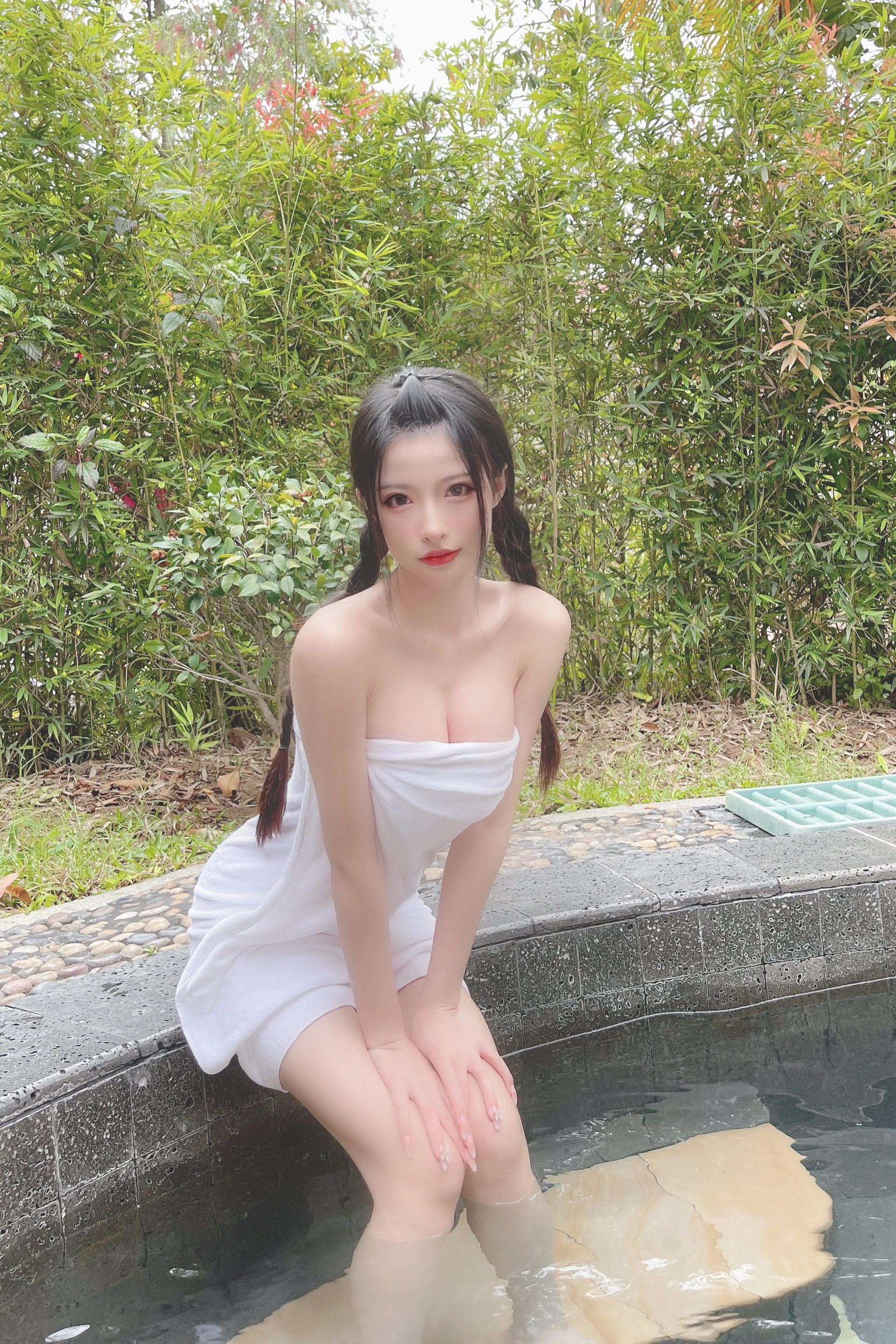 清水由乃 - NO.19 温泉浴巾 2